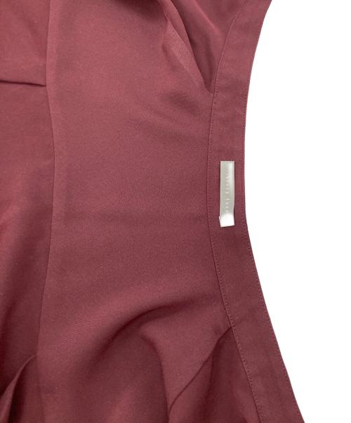 theory luxe（セオリーリュクス）theory luxe (セオリーリュクス) LILEN/MARVINE タイ付ブラウス ボルドー サイズ:36の古着・服飾アイテム