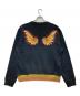 DRIES VAN NOTEN (ドリスヴァンノッテン) ブラックアップリケスウェットシャツ ブラック サイズ:M：17000円