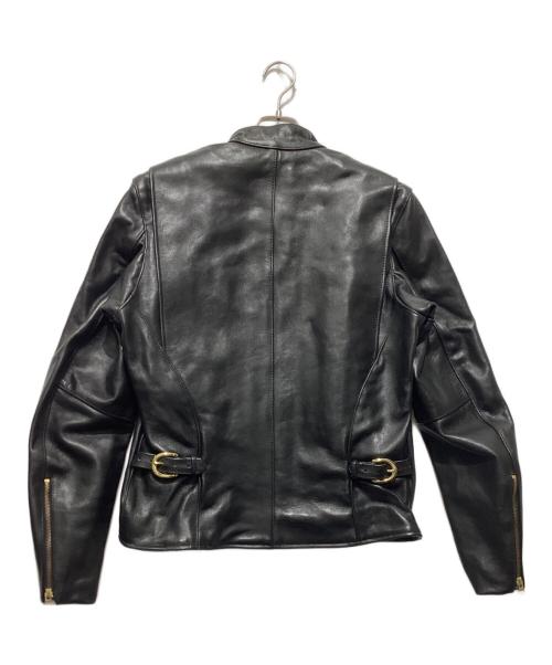 VANSON（バンソン）VANSON (バンソン) Type B ライナー付きシングルライダースジャケット ブラック サイズ:38の古着・服飾アイテム