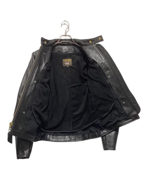 VANSON（バンソン）VANSON (バンソン) Type B ライナー付きシングルライダースジャケット ブラック サイズ:38の古着・服飾アイテム