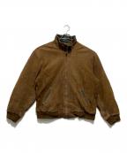 L.L.Beanエルエルビーン）の古着「70‐80’s スウェード レザー スタンドカラー ジャケット」｜ブラウン