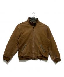 L.L.Bean（エルエルビーン）の古着「70‐80’s スウェード レザー スタンドカラー ジャケット」｜ブラウン