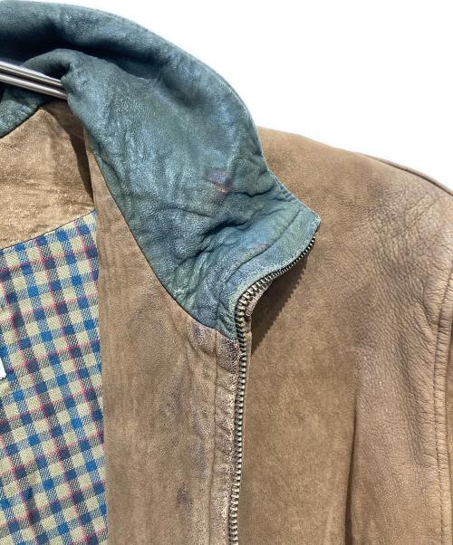 L.L.Bean（エルエルビーン）L.L.Bean (エルエルビーン) 70‐80’s スウェード レザー スタンドカラー ジャケット ブラウン サイズ:XLの古着・服飾アイテム