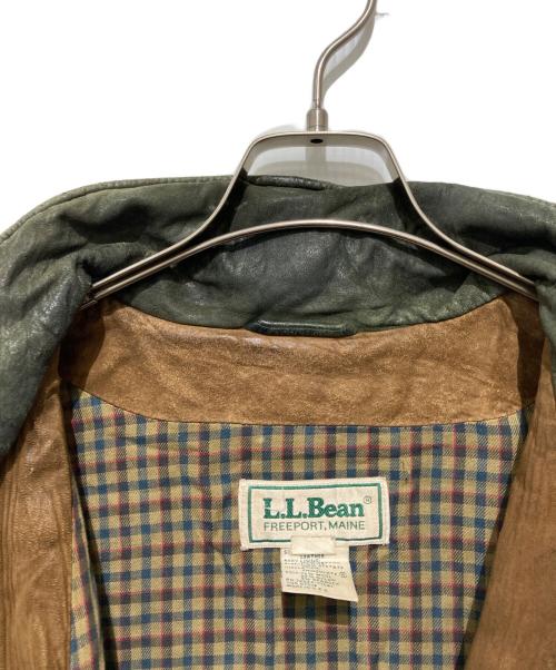 L.L.Bean（エルエルビーン）L.L.Bean (エルエルビーン) 70‐80’s スウェード レザー スタンドカラー ジャケット ブラウン サイズ:XLの古着・服飾アイテム