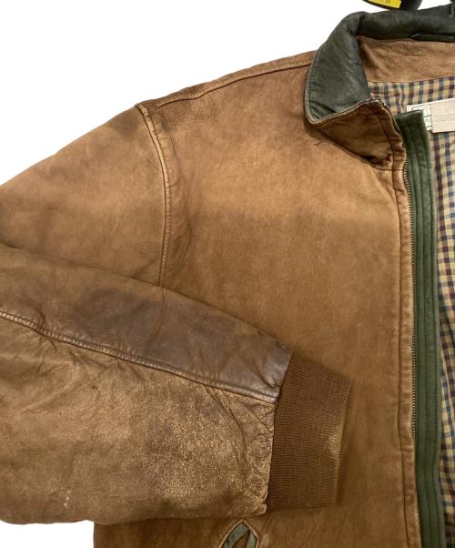 L.L.Bean（エルエルビーン）L.L.Bean (エルエルビーン) 70‐80’s スウェード レザー スタンドカラー ジャケット ブラウン サイズ:XLの古着・服飾アイテム