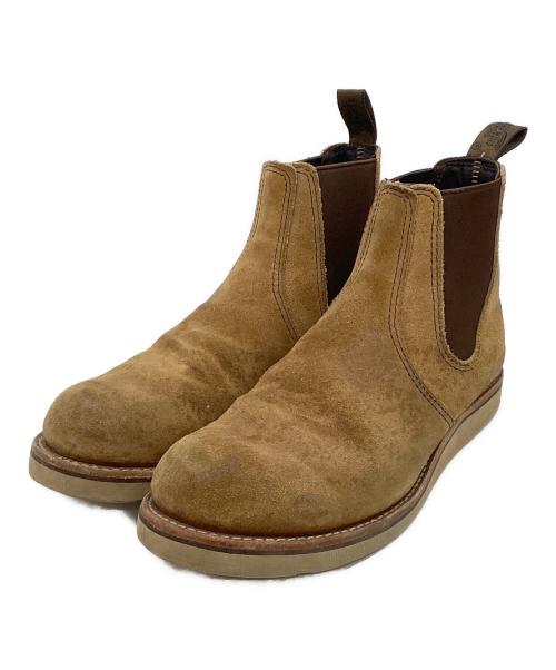 RED WING（レッドウィング）RED WING (レッドウィング) サイドゴアブーツ ブラウン サイズ:US9の古着・服飾アイテム