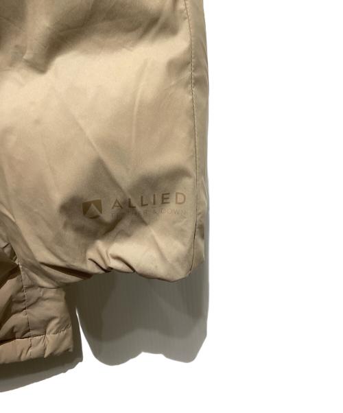 JUGEM（ジュゲム）JUGEM (ジュゲム) ALLIED DOWN HOODIN JKT ベージュ サイズ:不明の古着・服飾アイテム