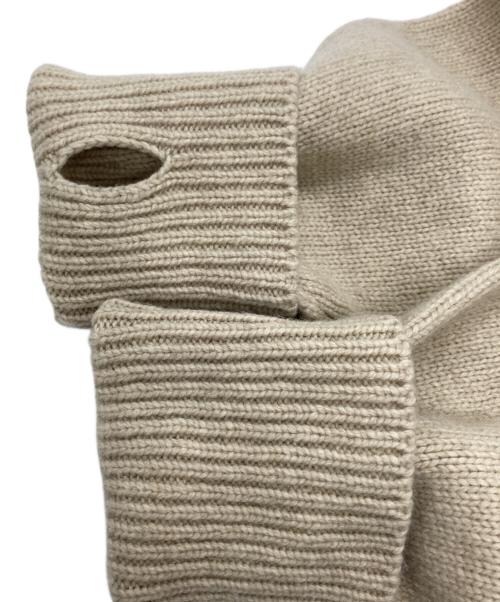 superNova.（スーパーノヴァ）superNova. (スーパーノヴァ) Moebius knit sweater モービウスニットセーター ベージュ サイズ:Freeの古着・服飾アイテム