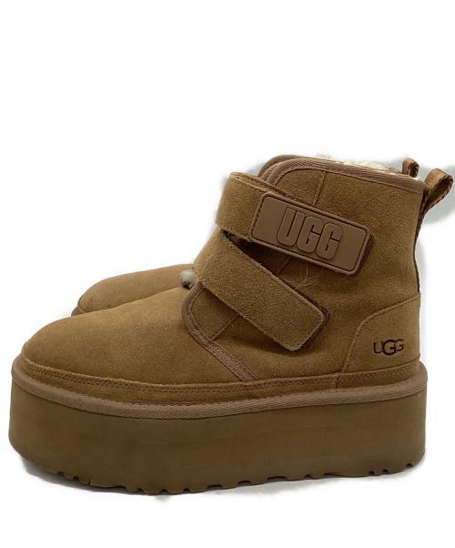 UGG（アグ）UGG (アグ) NEUMEL PLATFORM CHESTNUT ニューメル プラットフォーム ブーツ ブラウン サイズ:24の古着・服飾アイテム
