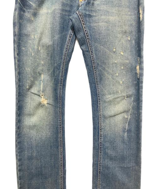 DOLCE & GABBANA（ドルチェ＆ガッバーナ）DOLCE & GABBANA (ドルチェ＆ガッバーナ) ダメージ加工デニムパンツ インディゴ サイズ:44の古着・服飾アイテム