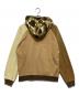 A BATHING APE (ア ベイシング エイプ) フルジップアップパーカー ベージュ×ブラウン サイズ:Ｍ：13000円