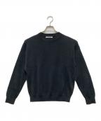 AURALEEオーラリー）の古着「SUPER HARD TWIST RIB KNIT P/O」｜ブラック