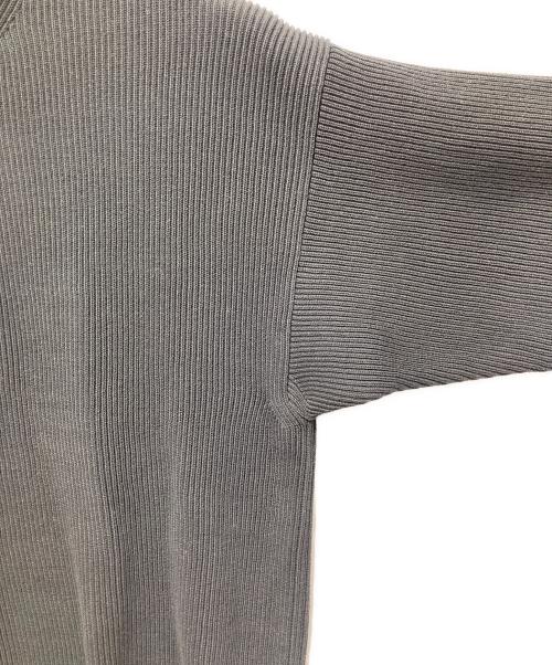 AURALEE（オーラリー）AURALEE (オーラリー) SUPER HARD TWIST RIB KNIT P/O ブラックの古着・服飾アイテム