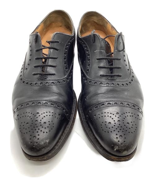 Jalan Sriwijaya（ジャランスリウァヤ）Jalan Sriwijaya (ジャランスリウァヤ) U.A. GreenLabelRelaxing (ユナイテッドアローズグリーンレーベル リラクシング) ウィングチップシューズ ブラック サイズ:40の古着・服飾アイテム