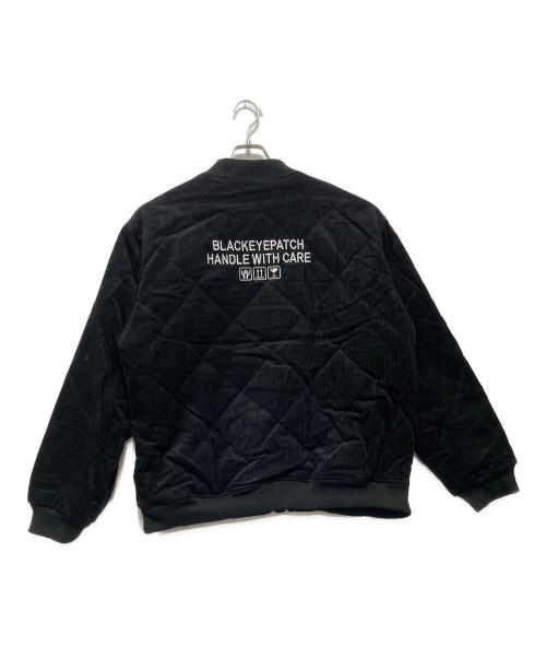 THE BLACK EYE PATCH（ブラックアイパッチ）THE BLACK EYE PATCH (ブラックアイパッチ) SMALL HWC QUILTED CORDUROY JACKET / コーデュロイ ジャケット ブラック サイズ:XLの古着・服飾アイテム