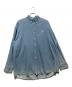 FAT（エフエーティー）の古着「蜂刺繍 ボタンダウン デニムシャツ」｜ブルー