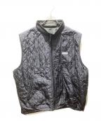 KEBOZ×NANGAケボズ×ナンガ）の古着「REVERSIBLE DOWN VEST / リバーシブルダウンベスト」｜ブラック