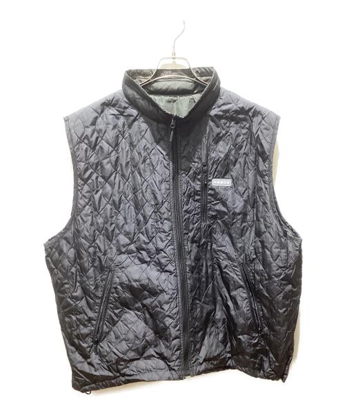 KEBOZ（ケボズ）KEBOZ (ケボズ) NANGA (ナンガ) REVERSIBLE DOWN VEST / リバーシブルダウンベスト ブラック サイズ:XLの古着・服飾アイテム
