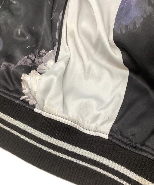 LAD MUSICIAN（ラッドミュージシャン）LAD MUSICIAN (ラッドミュージシャン) R/C SATIN REVERSIBLE BLOUSON リバーシブルブルゾン スカジャン グレー×ネイビー サイズ:44の古着・服飾アイテム