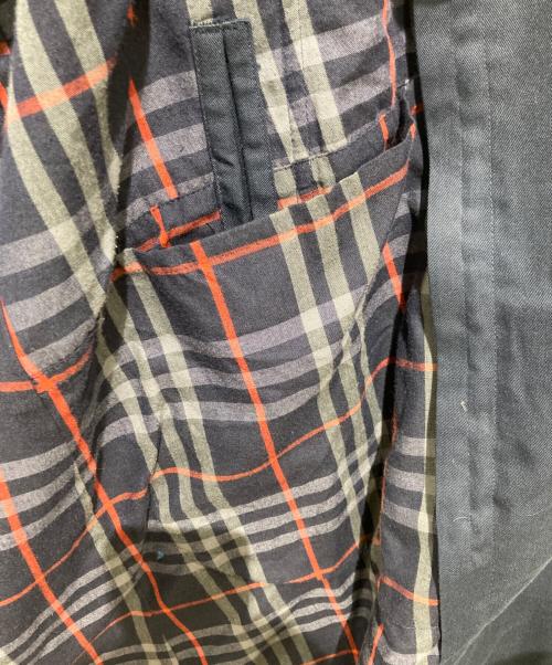 BURBERRY LONDON（バーバリーロンドン）BURBERRY LONDON (バーバリーロンドン) ライナー付ステンカラーコート ネイビー サイズ:Lの古着・服飾アイテム