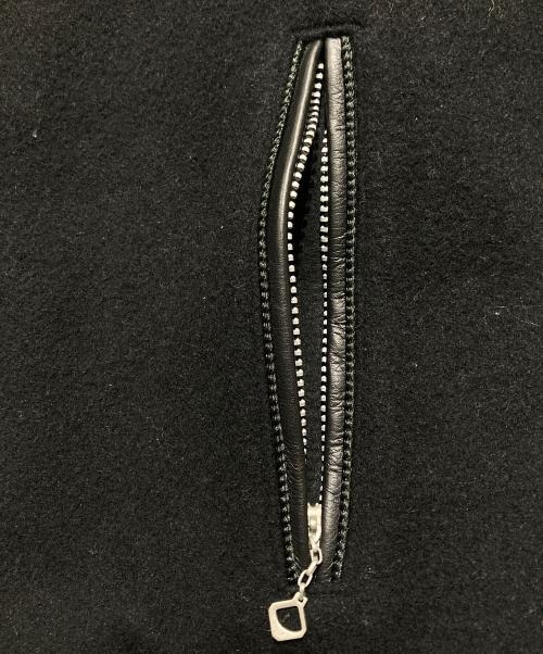 NEIGHBORHOOD（ネイバーフッド）NEIGHBORHOOD (ネイバーフッド) レザースリーブライダースジャケット ブラック サイズ:Mの古着・服飾アイテム