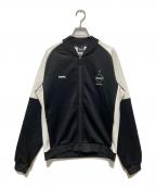 F.C.R.B.エフシーレアルブリストル）の古着「PDK JACKET トラックジャケット」｜ブラック×ホワイト