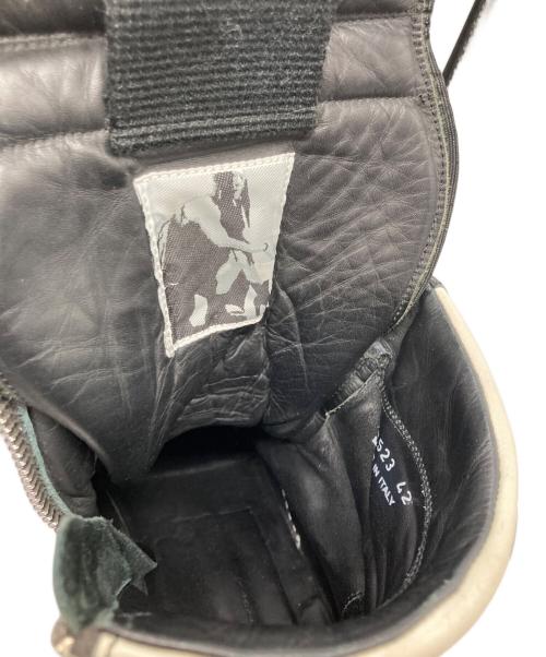 RICK OWENS（リックオウエンス）RICK OWENS (リックオウエンス) ハイカットスニーカー ブラック サイズ:42の古着・服飾アイテム