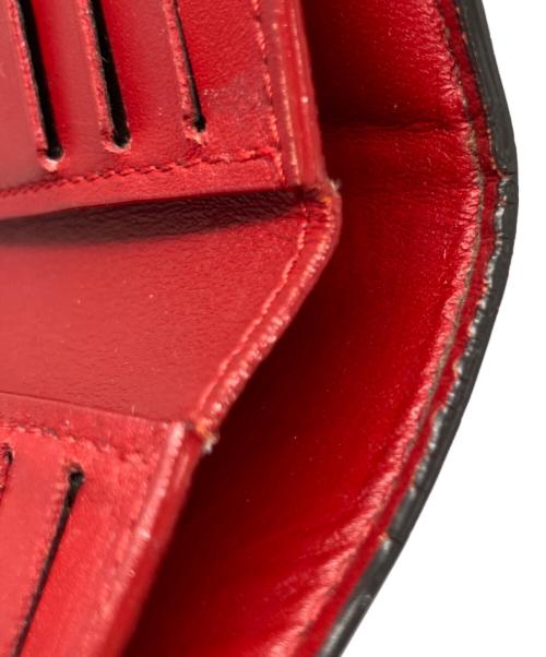 LOUIS VUITTON（ルイ ヴィトン）LOUIS VUITTON (ルイ ヴィトン) ヴェルニ ポルトフォイユ ヴィクトリーヌ 3つ折り財布　コンパクトウォレット レッドの古着・服飾アイテム