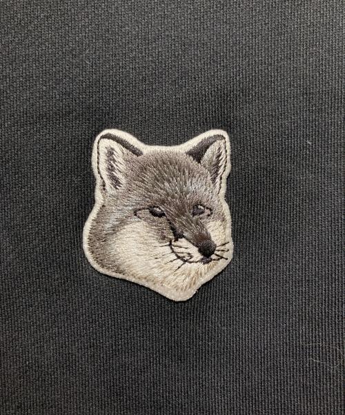 maison kitsune（メゾンキツネ）maison kitsune (メゾンキツネ) フォックスヘッドパッチパーカー ブラック サイズ:XSの古着・服飾アイテム