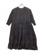 maison de soilメゾンドソイル）の古着「インドコットンワンピース」｜ブラック