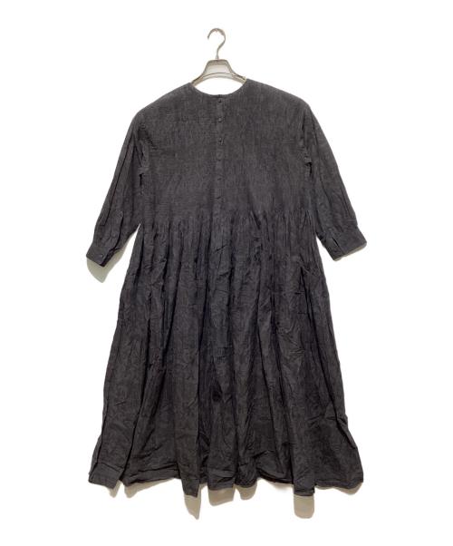 maison de soil（メゾンドソイル）maison de soil (メゾンドソイル) インドコットンワンピース ブラック サイズ:Mの古着・服飾アイテム