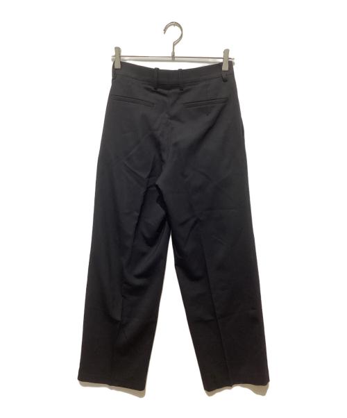 LOEWE（ロエベ）LOEWE (ロエベ) ワイドスラックス ブラック サイズ:42の古着・服飾アイテム