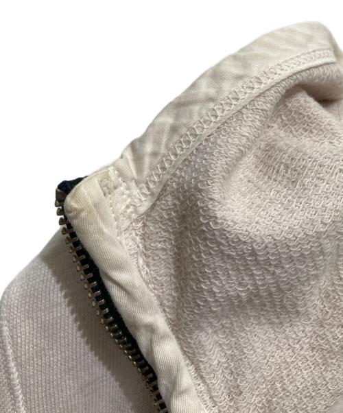 STONE ISLAND（ストーンアイランド）STONE ISLAND (ストーンアイランド) ZIP UP HOODIE オーバーダイ加工 ジップパーカー ライトピンク サイズ:Lの古着・服飾アイテム