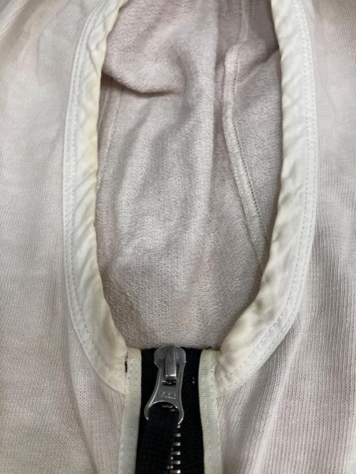 STONE ISLAND（ストーンアイランド）STONE ISLAND (ストーンアイランド) ZIP UP HOODIE オーバーダイ加工 ジップパーカー ライトピンク サイズ:Lの古着・服飾アイテム