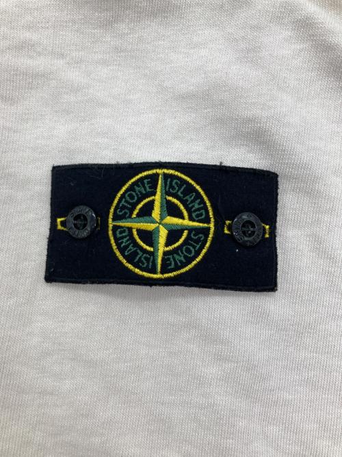 STONE ISLAND（ストーンアイランド）STONE ISLAND (ストーンアイランド) ZIP UP HOODIE オーバーダイ加工 ジップパーカー ライトピンク サイズ:Lの古着・服飾アイテム