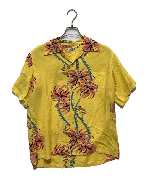 Sun Surf（サンサーフ）Sun Surf (サンサーフ) オープンカラー シャツ イエロー サイズ:L 16-16 1/2の古着・服飾アイテム
