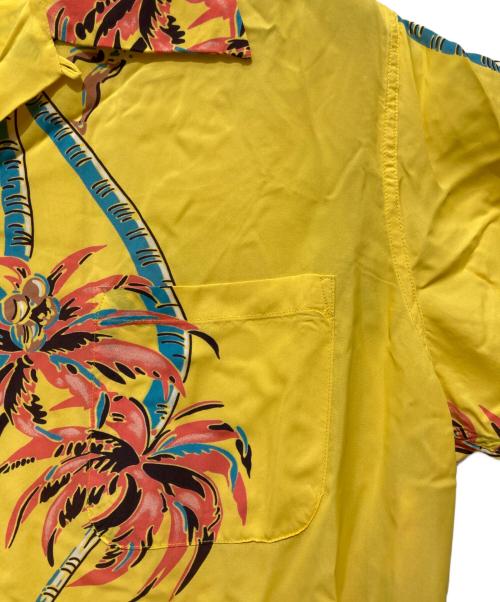Sun Surf（サンサーフ）Sun Surf (サンサーフ) オープンカラー シャツ イエロー サイズ:L 16-16 1/2の古着・服飾アイテム