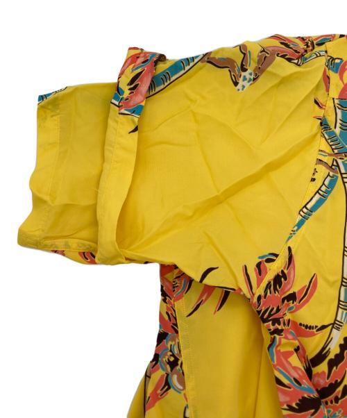 Sun Surf（サンサーフ）Sun Surf (サンサーフ) オープンカラー シャツ イエロー サイズ:L 16-16 1/2の古着・服飾アイテム