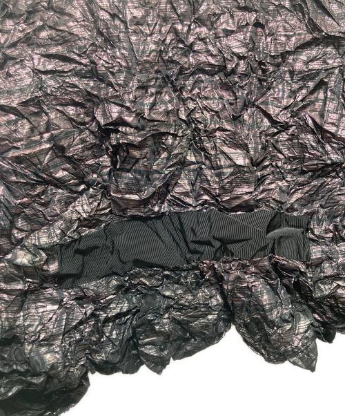 ISSEY MIYAKE（イッセイミヤケ）ISSEY MIYAKE (イッセイミヤケ) シワ加工ジャケット ピンク×ブラック サイズ:2の古着・服飾アイテム