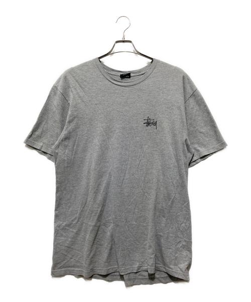 stussy（ステューシー）stussy (ステューシー) プリントTシャツ グレー サイズ:Ｌの古着・服飾アイテム