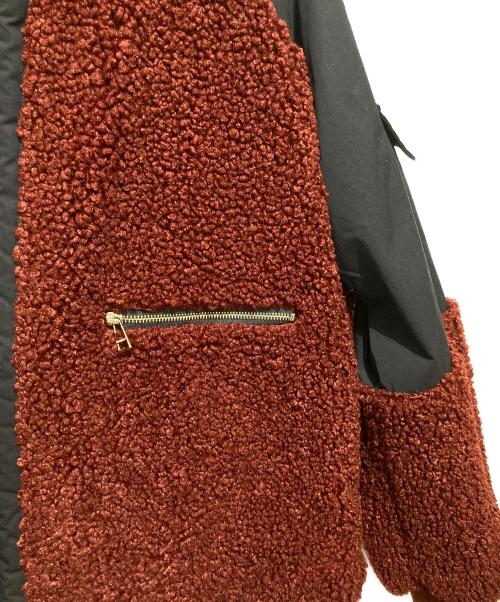 J.W.ANDERSON（ジェイダブリューアンダーソン）J.W.ANDERSON (ジェイダブリューアンダーソン) カラーブロックフリーストラックトップ ボア切替トラックジャケット レッド×ネイビー サイズ:Mの古着・服飾アイテム