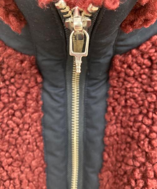 J.W.ANDERSON（ジェイダブリューアンダーソン）J.W.ANDERSON (ジェイダブリューアンダーソン) カラーブロックフリーストラックトップ ボア切替トラックジャケット レッド×ネイビー サイズ:Mの古着・服飾アイテム