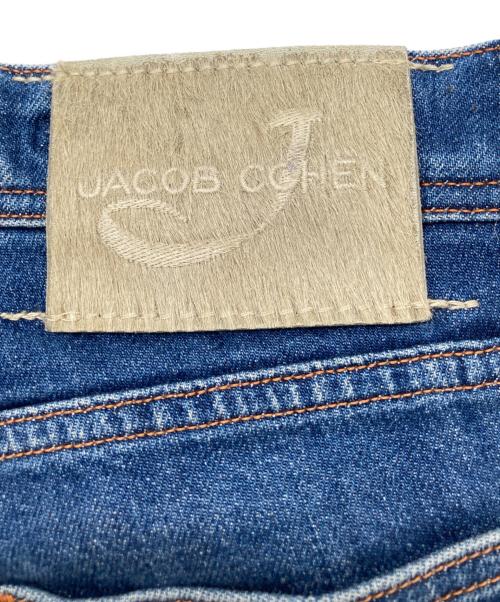 JACOB COHEN（ヤコブコーエン）JACOB COHEN (ヤコブコーエン) ハラコパッチストレッチデニムパンツ インディゴ サイズ:30の古着・服飾アイテム