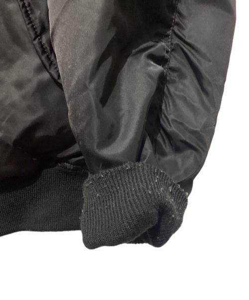 AVIREX（アヴィレックス）AVIREX (アヴィレックス) COMMERCIAL LOGO MA-1 ブラック サイズ:Lの古着・服飾アイテム