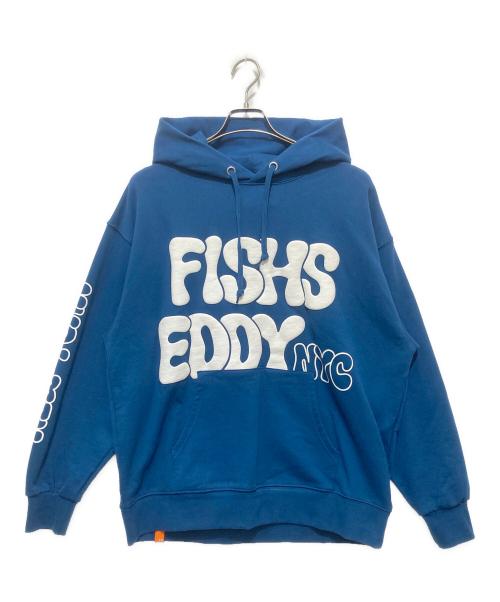 fish eddy（フィッシュ エディ）fish eddy (フィッシュ エディ) パーカー ブルー サイズ:Mの古着・服飾アイテム