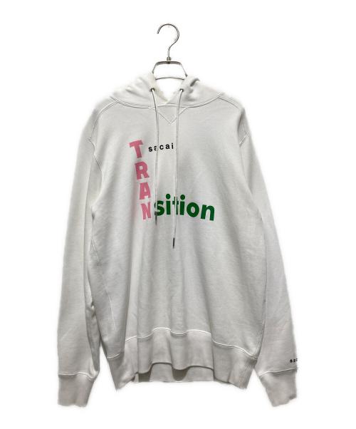 sacai（サカイ）sacai (サカイ) パーカー ホワイト サイズ:Mの古着・服飾アイテム