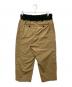 sacai (サカイ) FABRIC COMBO CROPPED PANTS　クロップドパンツ　 ブラウン サイズ:1：11000円