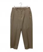 PWAプア）の古着「UNIHOME 02 パンツ / イージースラックス」｜ベージュ