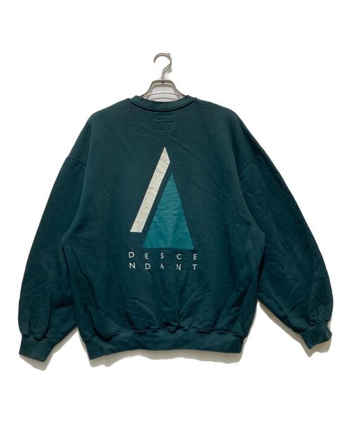 NAUTICA（ノーティカ）NAUTICA (ノーティカ) DESCENDANT (ディセンダント) FLOAT CREW NECK SWET フロートクルーネックスウェット グリーン サイズ:XLの古着・服飾アイテム
