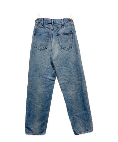 CELINE（セリーヌ）CELINE (セリーヌ) マーガレットトリオンフチェーン付デニムパンツ インディゴ サイズ:27の古着・服飾アイテム